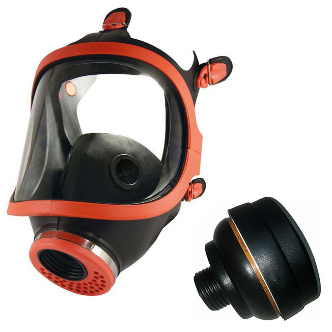 Maschera di protezione dagli spruzzi - Full Face Climax 731-C (con filtro A2P3)